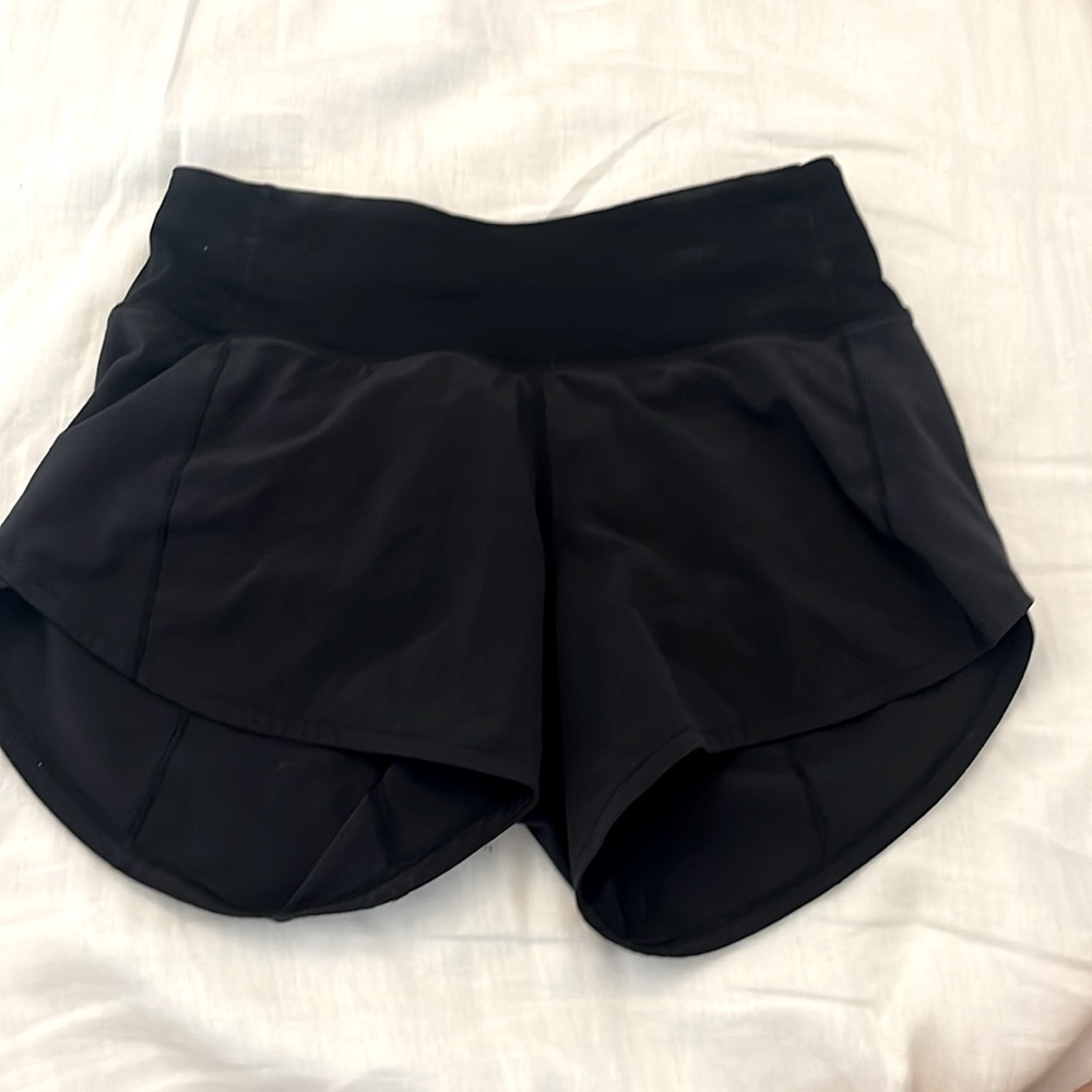 SIZE 0 BLACK LULULEMON SPEED UPS